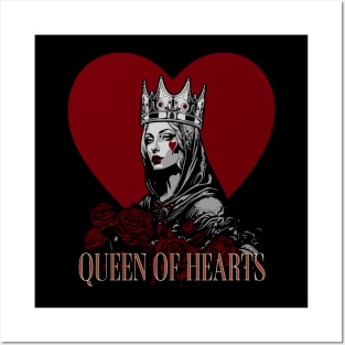 Valentine's Day Bad Demeanor Queen of Hearts Posters and Art